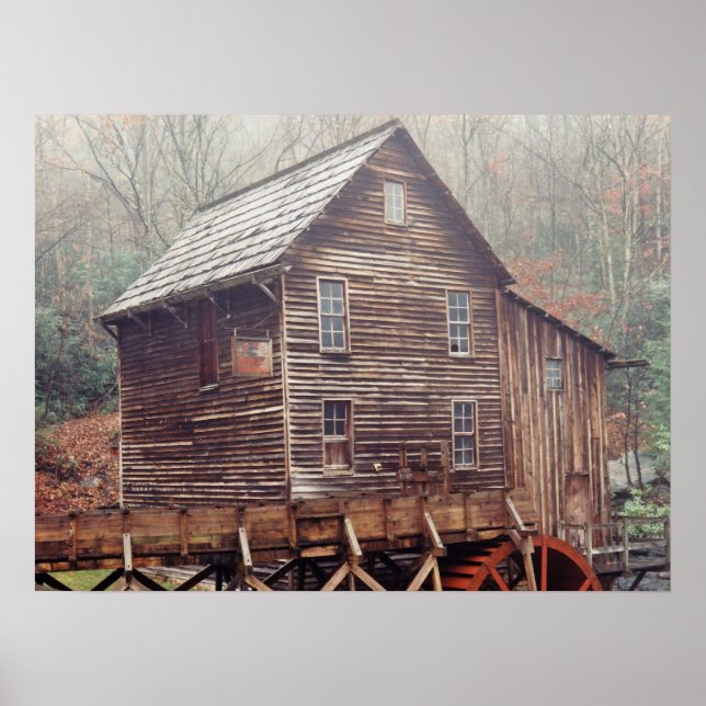 Vattenhjul Poster (Framsidan)