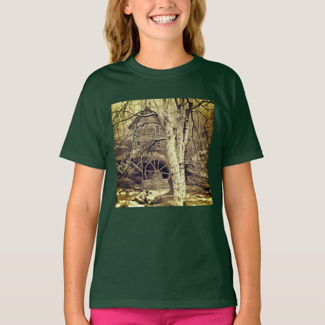 Vattenhjul T Shirt (Framsida)