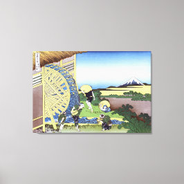 Vattenhjul vid Onden Canvastryck