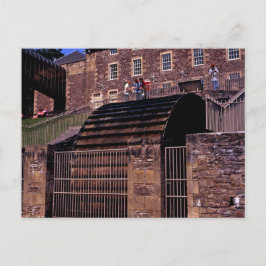 Vattenhjulet New Lanark Scotland Vykort