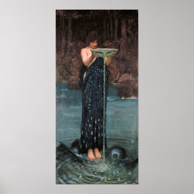 Vattenhus - Circe Invidiosa 1892 Poster (Framsidan)