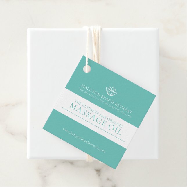 Vatteningrediens streckkodsetikett för skönhetspro gåvor etiketter (På plats)