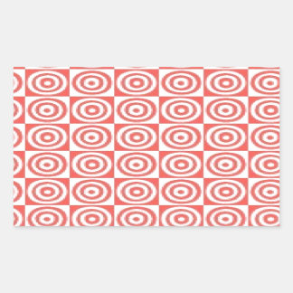 vattenint rektangulärt klistermärke