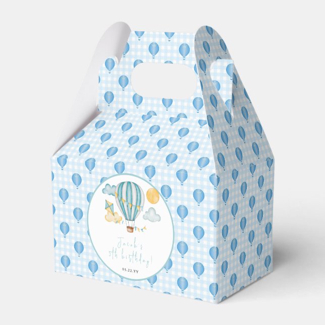 Vattenkolo Luftballong Kid 5:e Födelsedagsfesten Presentaskar (Framsidan Sidan)