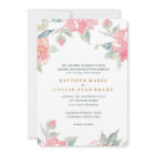 VATTENKOLOR GARDEN WEDDING-inbjudan