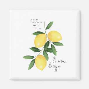 VATTENKOLOR LEMONS MAGNET