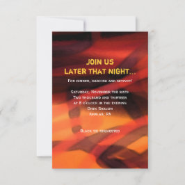 VATTENKOLOR STAR Pub Bat mitzvah Party-kort Inbjudningar