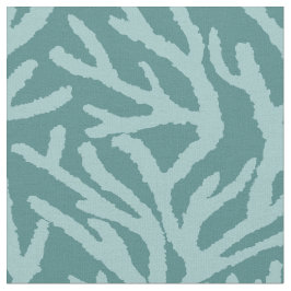 Vattenkorall med skalk över havet tyg