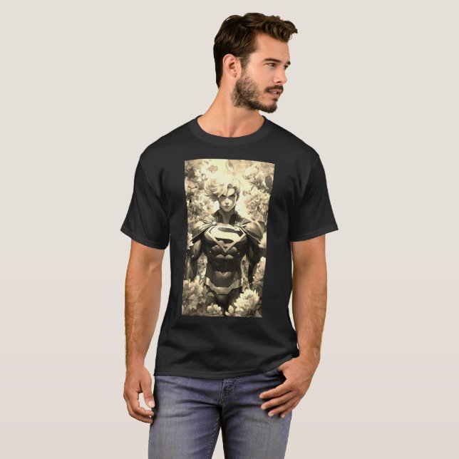 vattenkylare Anime art T Shirt (Hel framsida)