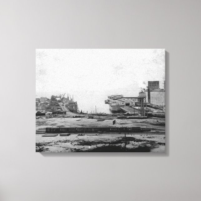 Vattenlager i Astoria, ELLER fotografi Canvastryck (Framsida)