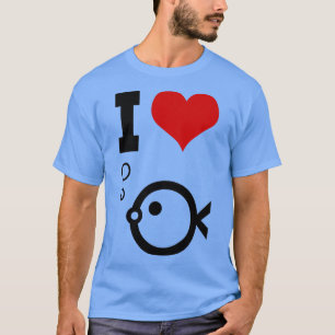 Vattenlevande arter i kärlek t shirt