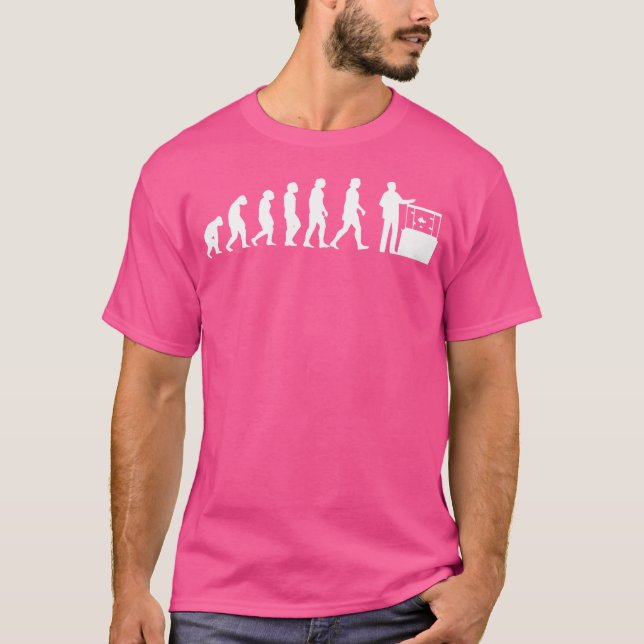 Vattenlevande evolutionsfiskare t shirt (Framsida)