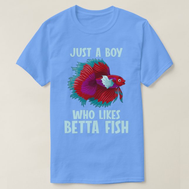Vattenlevande fiskakvarier som bekämpar fiskbetta t shirt (Design framsida)