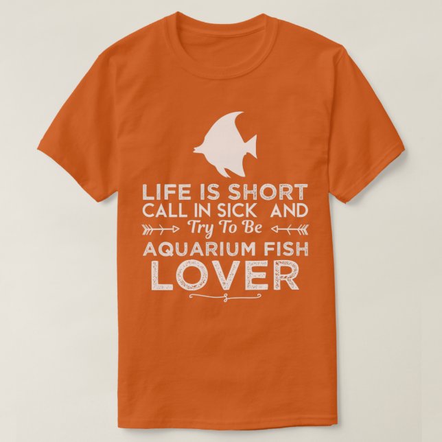Vattenlevande fisks Älskare-finare utformning för  T Shirt (Design framsida)