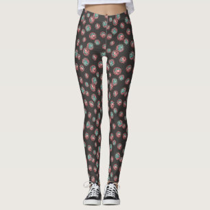 Vattenlevande och Rosa vattenfärgsvirus Leggings
