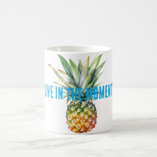 Vattenlevande tropisk ananas kaffemugg