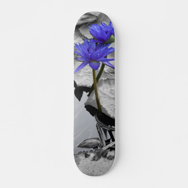 Vattenlilja Kärlek Skateboard Bräda 20 Cm (Framsida)