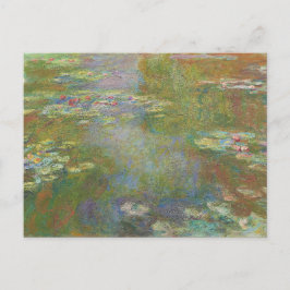 Vattenliljedammen (1917–1919) av Claude Monet. Vykort