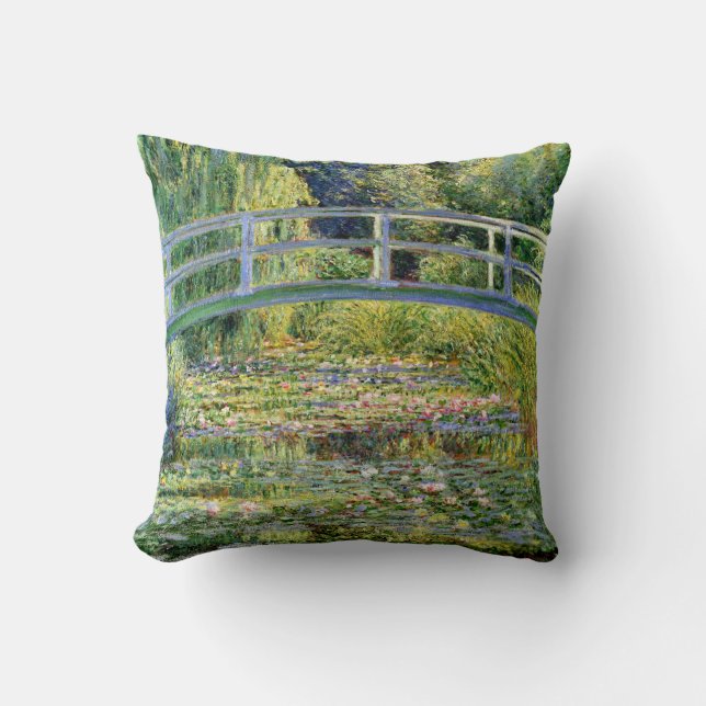 Vattenliljedammen av Monet Finkonst Kudde (Framsida)