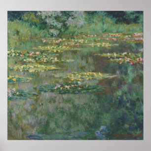 Vattenliljedammen Monet 1904 Poster