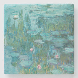 Vattenliljor (av Claude Monet, 1915) Stenunderlägg