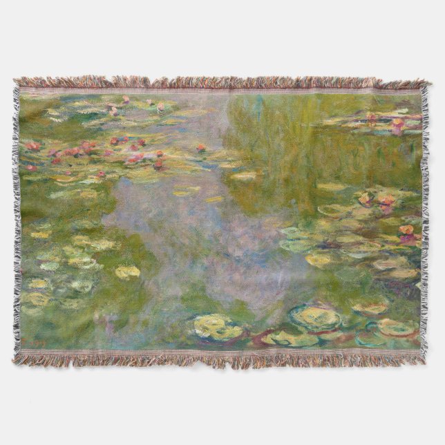 Vattenliljor av Claude Monet Filt (Framsidan)