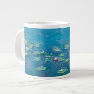 Vattenliljor av Claude Monet Finsk Konst Målning Jumbo Mugg