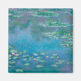 Vattenliljor av Claude Monet Finsk Konst Målning Magnet