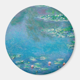 Vattenliljor av Claude Monet Finsk konstmålning Magnet