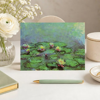 Vattenliljor av Monet Vykort