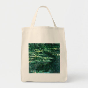 VATTENLILJOR I GRÖN DAMM av Claude Monet Tygkasse