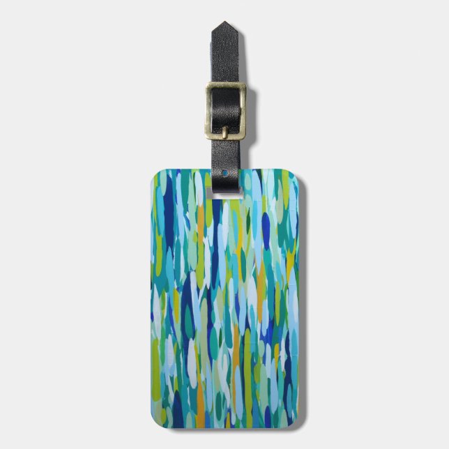 Vattenloggad resggaggtagg bagagebricka (Vertikal Framsida)