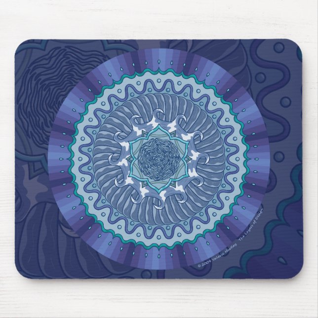 VattenMandala Mousepad Musmatta (Framsidan)
