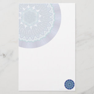Vattenmandala-papper Brevpapper