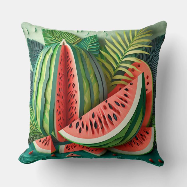 Vattenmelon 3 kudde (Framsida)