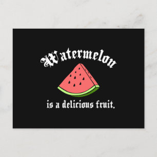 Vattenmelon är en ren frukt vykort