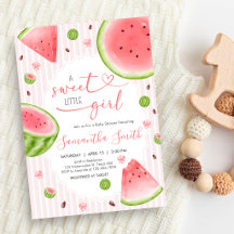 Vattenmelon Baby Shower