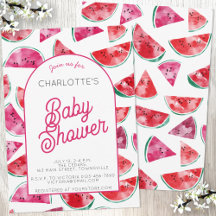 Vattenmelon Baby Shower