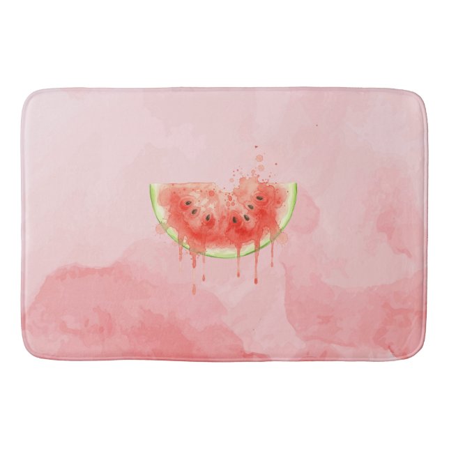 Vattenmelon Badrumsmatta (Framsidan)