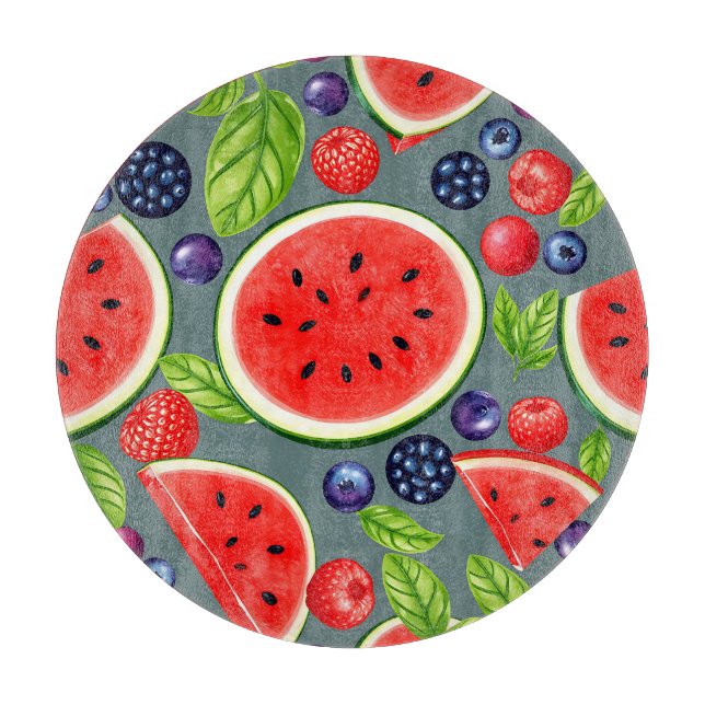 Vattenmelon Bär Sommar Mönster (Framsidan)
