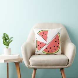 Vattenmelon Biet gult grönt bakruta Kudde