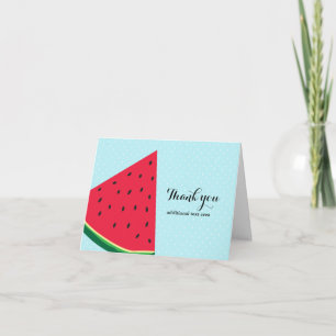 Vattenmelon Blå Rolig Sommar Frukt Vik Tack Kort