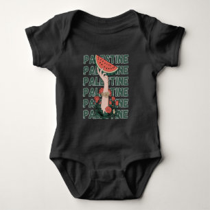 Vattenmelon, blommor och gratisrepat t shirt