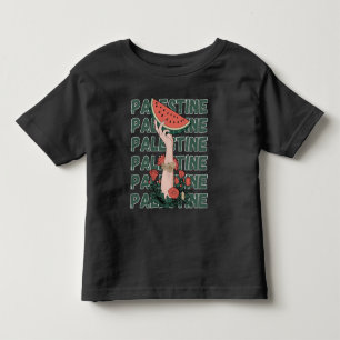 Vattenmelon, blommor och gratisrepat t shirt