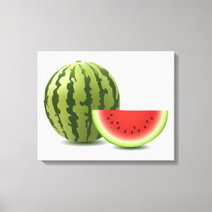 Vattenmelon Canvastryck
