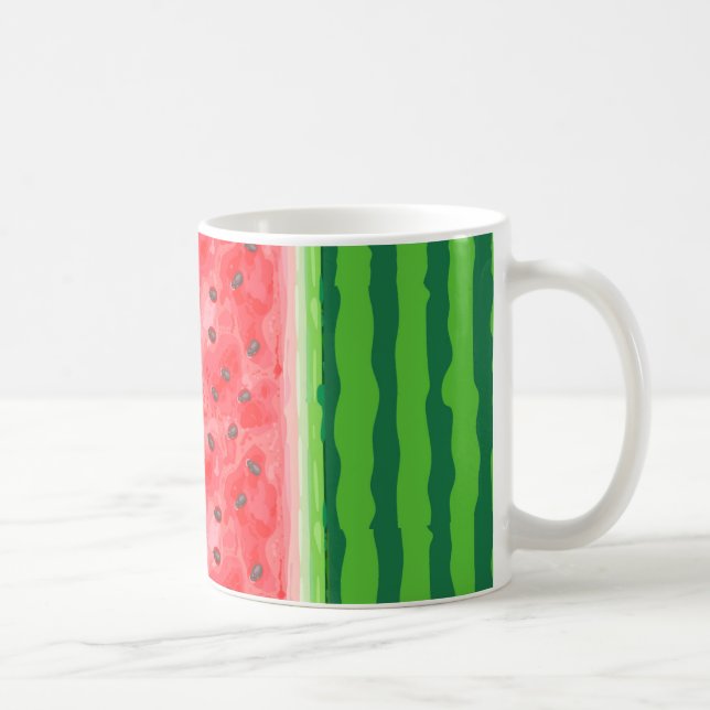 Vattenmelon färsk sommarfrukt kaffemugg (Höger)