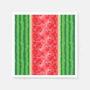 Vattenmelon färsk sommarfrukt pappersservett