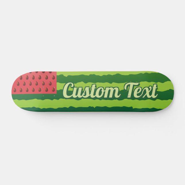Vattenmelon Flagga Skateboard (Horz)