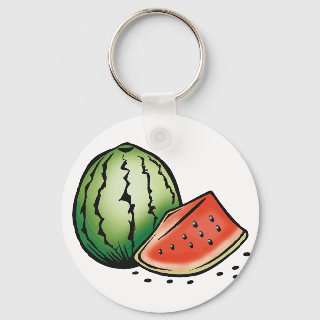 Vattenmelon Food Keychain (livsmedelsmatkedja för  Nyckelring (Framsida)