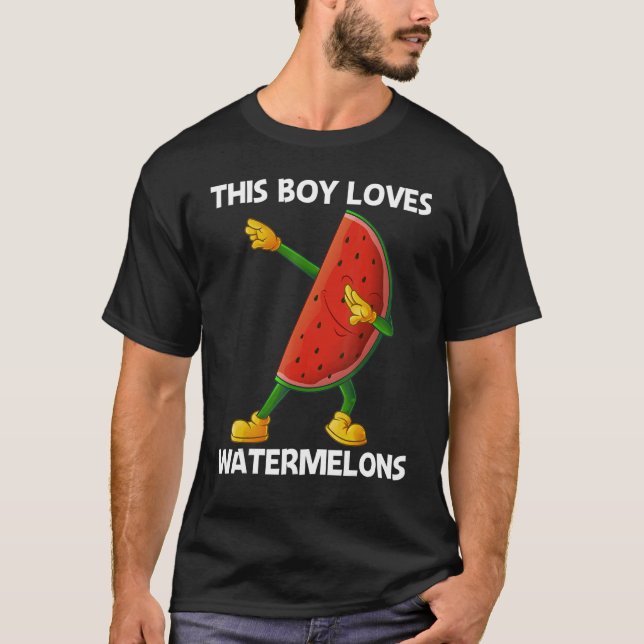 Vattenmelon för boys Kids Melon Fruktfabrik T Shirt (Framsida)